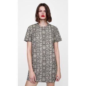 Zara Snakeskin Dress